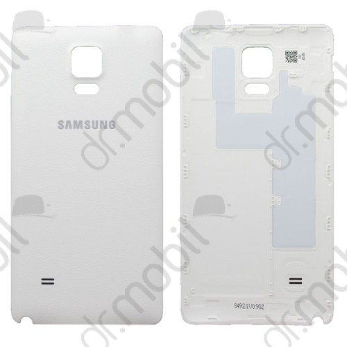 Akkufedél Samsung Galaxy Note 4 (SM-N910C) hátlap GH98-34209A fehér